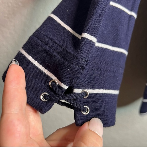 Talbots Striped 3 Quarter Inch Top - Picture 8 of 8